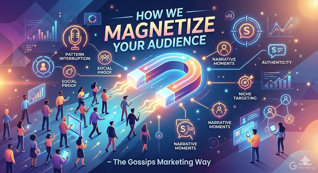 How We Magnetize Your Audience – The Gossips Marketing Way