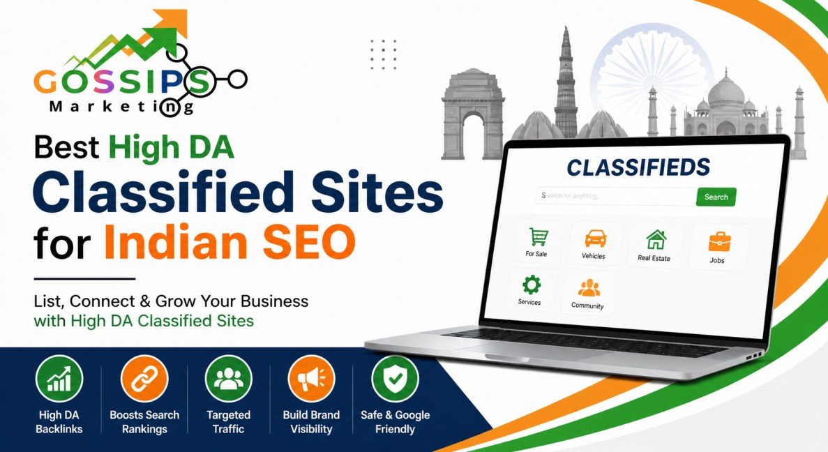 Best High DA Classified Sites for Indian SEO