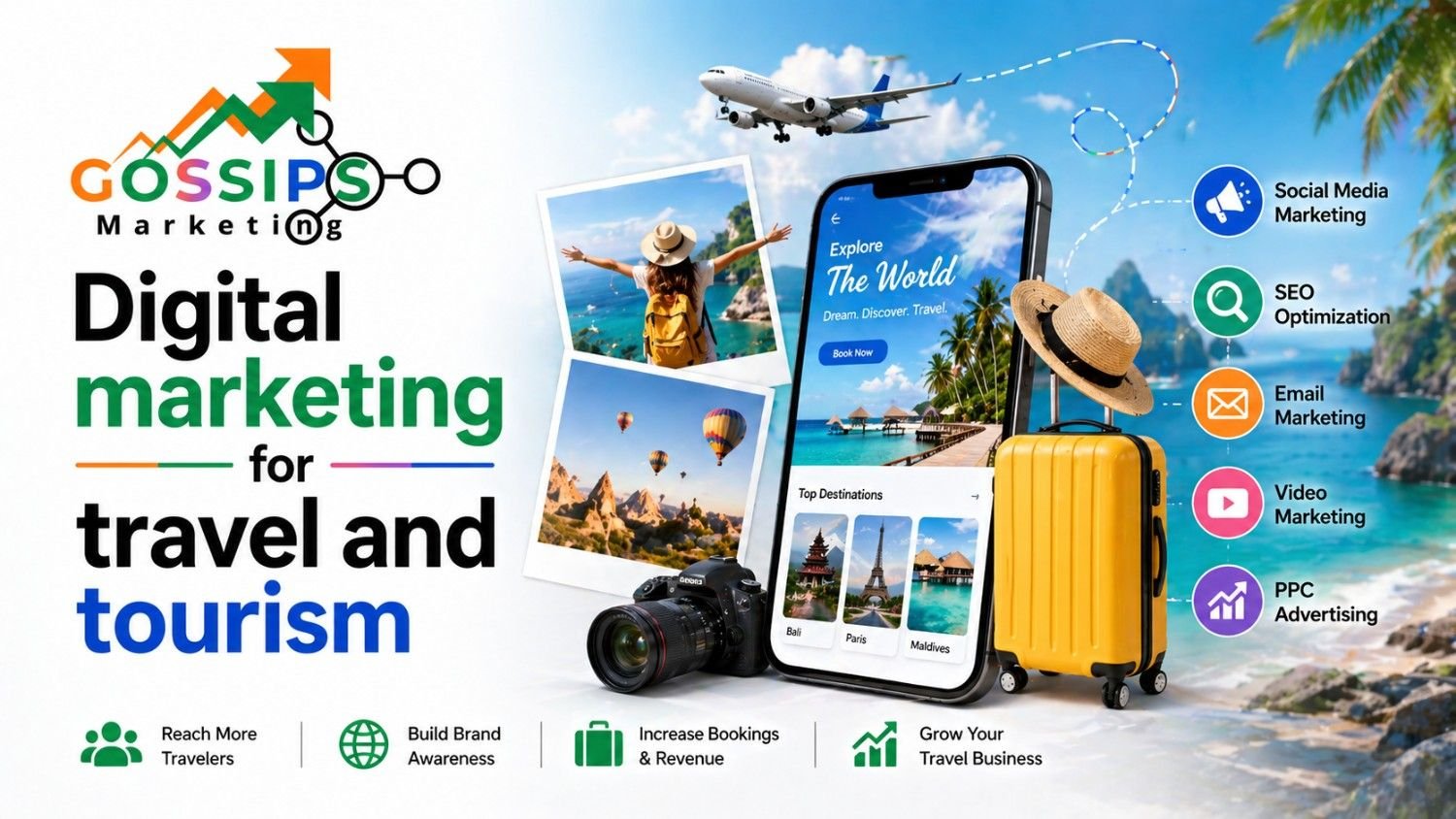 Digital marketing for travel and tourism