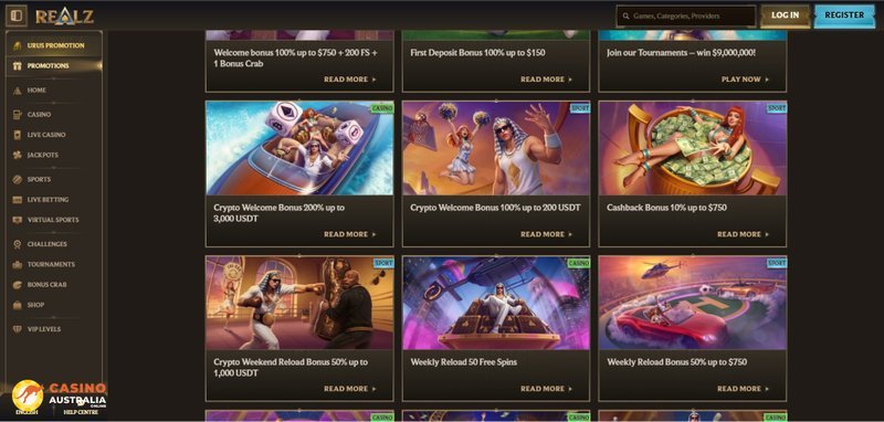 Overview of casino realz Overview of casino realz